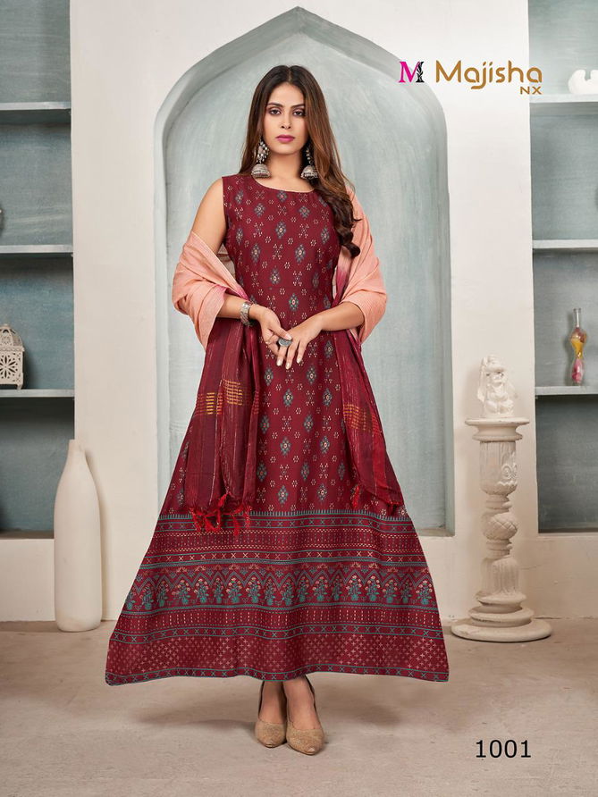 Majisha Nx Maharani 1 Exclusive Wear Wholesale Kurti With Dupatta Collection 